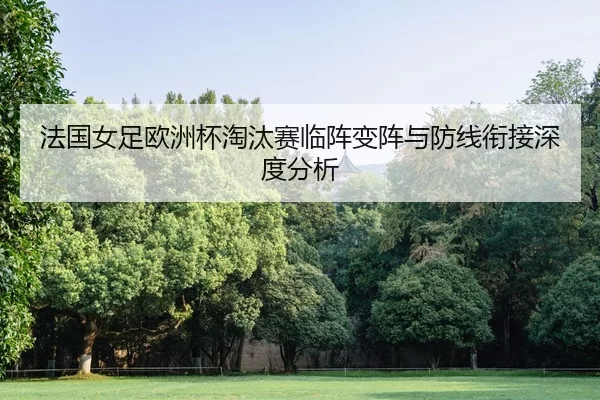 法国女足欧洲杯淘汰赛临阵变阵与防线衔接深度分析